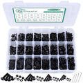 1700PCS Metric Nuts and Bolts Assortment Kit - M2 M3 M4 M5 Screws Assortment, Assorted Machine Screw Set with Lock & Flat Washers, Grade 12.9 Alloy Steel Hex Socket Head Screws Bolts and Nuts Kit