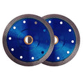 GoYonder 2 Pack 5 Inch Super Thin Diamond Saw Blade for Cutting Porcelain Tiles,Granite Marble Ceramics (5") - size: 5"-Blue-2 PCS
