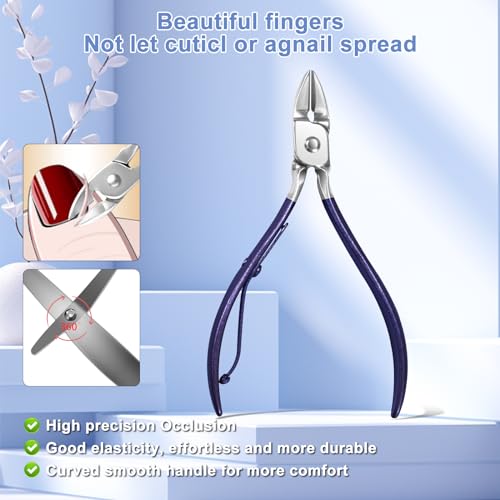 30Pcs Manicure Pedicure Kit，Nail Clippers Kit Professional and Stainless Steel Nail Care Tools，Toenail Clipper Cutters Men's Accessories Whit Beauty Tools Luxurious Travel Case (Blue) - color: 30 in 1 Blue
