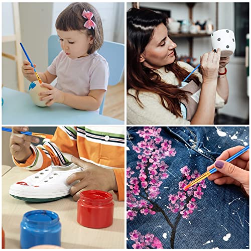 ESRICH 80PCS Paint Brushes, Paint Brush for Acrylic Painting - color: Blue, size: 80
