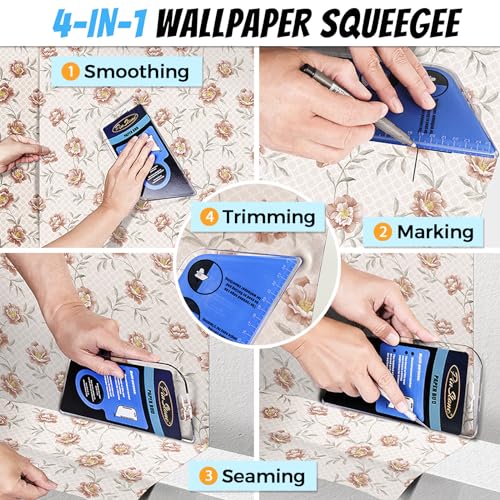 15pcs Wallpaper Tools Kit for Peel & Stick Contact Paper Vinyl Window Film