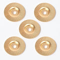5PCS Flat Type Tungsten Carbide Cutting Wheel, Angle Grinder Polishing Pad - style: 5Pcs Flat Type