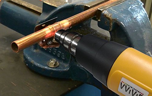 VViViD Professional Heat Gun Multi-Purpose Household Tool Including Precision Nozzle, Digital Temperature Readout and Heat-Proof Applicator Glove