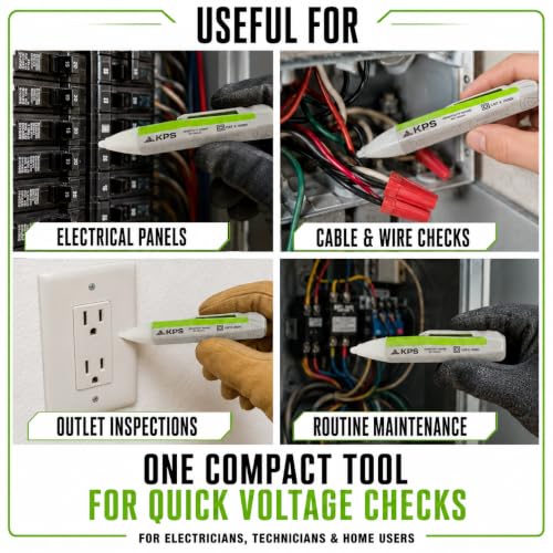 KPS-DT10 Non-Contact Voltage Detector, 90-1000V AC, CAT II 1000V