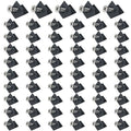 Black Plastic Mending Wedges Furniture Bottom Sagging Repair Fix Mend Mending Wedges with 50PCS 3.5 x 16 Nickel Plated Screws