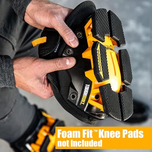 ToughBuilt - Stabilizer SnapShell Replacement Shell for Knee Pads - size: Stabilizer SnapShell (Black/Yellow)
