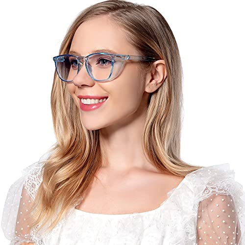 MORK&SUKY Safety Glasses, Stylish Goggles With No Fog Lense, Alternatives To Regular Protective Eyewear For Lab and Nursing. - color: Light Blue