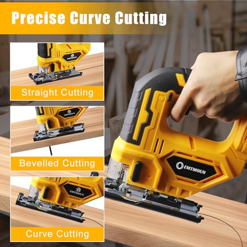 Cordless Jig Saw Compatible with Dewalt 20V Max Battery