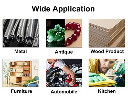 SUJAYU Brass Wire Brush Rust Remover, Small Wire Brush for Cleaning, Paint Stripper for Metal, Wood, Rustoleum Fabric Spray Paint (Brass, 12.00) - style: Brass