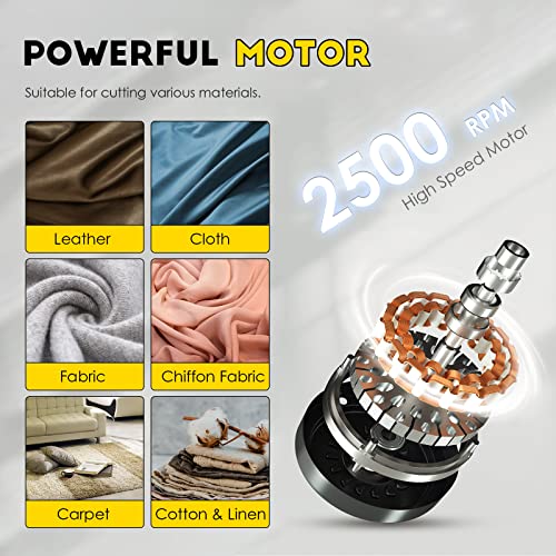 Electric Rotary Fabric Carpet Cutter heavy duty 1"Cutting Thickness 110V