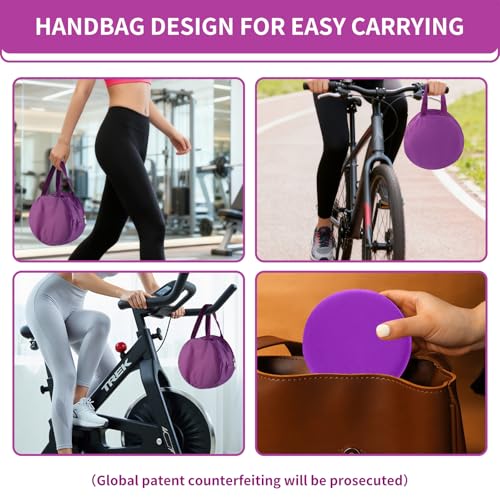 Yoga Knee Pad, 1.57 Inch Thick, Memory Foam and EPE Foam, Waterproof and Non-Slip, for Knees Elbows Wrist Hands Head Yoga Pilates Work Out Kneeling Pad, Exercise Mat 2 - color: Purple