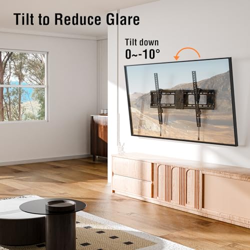 Tilting TV Wall Mount Heavy Duty for Most 37-85 Inch TVs Up to 132 lbs - size: TV 37-85", Low Profile
