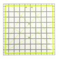 UOOU 9.5 inch Quilting Ruler, Square Quilting Rulers Fabric Cutting Ruler - color: Green-Large