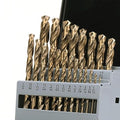 GMTOOLS 21Pcs Cobalt Drill Bits Set, M35 HSS, 135 Degree Tip, Twist Jobber Length Drill Bit for Hardened Metal, Cast Iron, Stainless Steel, Plastic and Wood with Metal Indexed Storage Case 1/16"-3/8" - style: 21 pcs Cobalt