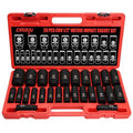 DISEN 26 Pcs Metric 1/2" Impact Socket Set - size: 1/2“ 26PCS