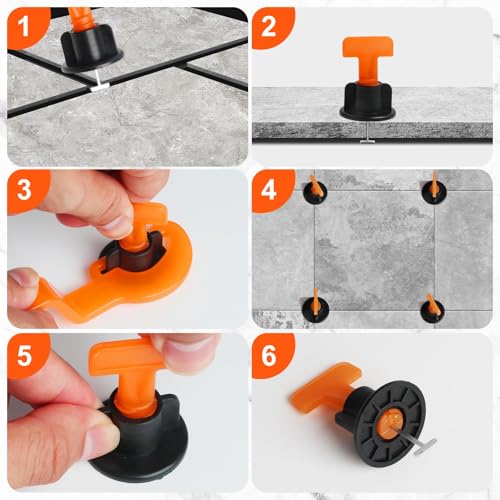 Storystore 800PCS Tile Leveling System Kit, 1/16 Inch Tile Spacers - size: 800pcs