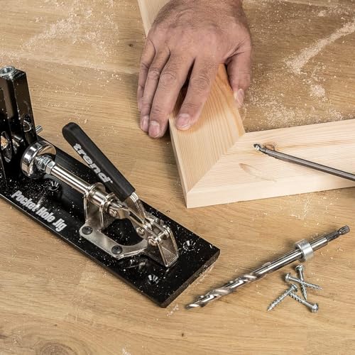 Trend Pocket Hole Joinery Kit With Jig, Clamp, Flush Saw & Screws - style: Ultimate Kit