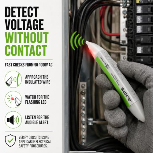 KPS-DT10 Non-Contact Voltage Detector, 90-1000V AC, CAT II 1000V