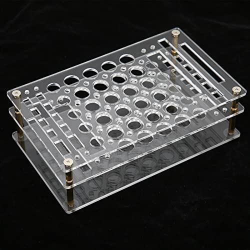 Screwdriver Storage Rack, Acrylic Tool Stand, Transparent, Portable & Lightweight, Ideal for Hardware Tools & Repair Items