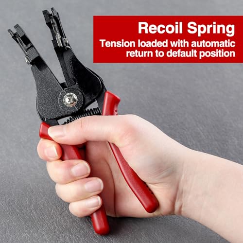 SPEEDWOX Automatic Wire Stripper Tool - Heavy Duty Precision Stripping Tool for 8-18 AWG Wire, Electric & Automotive Repair