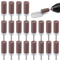 20Pcs Sanding Drums for Dremel Rotary Tool with 1/8" Shank, Sanding Sticks for Plastic Wood Metal Grinding Polishing, 320 Grit - color: 20Pcs-320 Grits