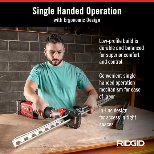 RIDGID 67178 Model RP 351 ProPress Standard Press Tool Kit with Battery, Charger, 1/2" to 2" Press Tool Jaws, and Carrying Case - style: Battery Kit W/ProPress Jaws (1/2" - 2" Jaws Capacity)
