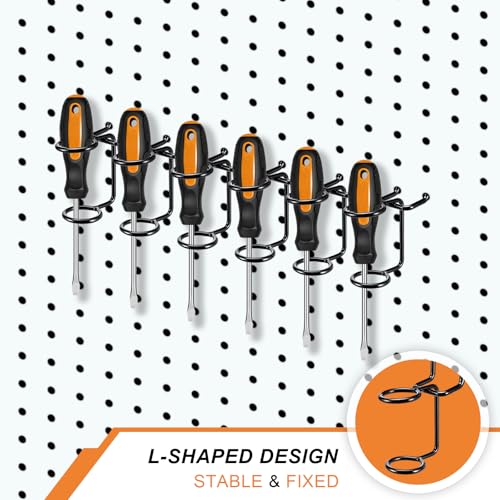 Ripeng 12 Pcs Screwdriver Organizer Tool Holders Multi-tool Holder Black - color: Black