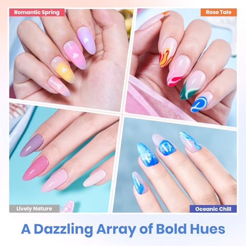 Beetles Gel Nail Polish Set, 119 PCS 100 Colors Fall Gel Polish Kit - color: All Season - 100 Colors (119 Pcs)
