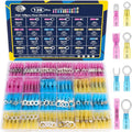 ZQZ 128Pcs Heat Shrink Marine Wire Connectors Assortment Kit, Waterproof - size: Heat Shrink