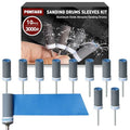 10PCS 3000 Grit Sanding Drums for Rotary Dremel Tool - size: 3000 Grit