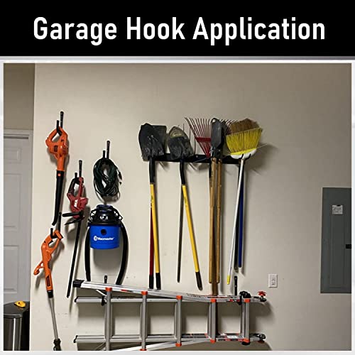 20Pcs Heavy Duty Garage Storage Hooks, 6.7 Inches Garage Wall Hook for Hanging Tools, Ladder, Bicycle, Chairs - size: 6.7inch(20Pcs)