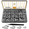710PCS Machine Screw Assortment, Stainless Steel Phillips Pan Head Kit