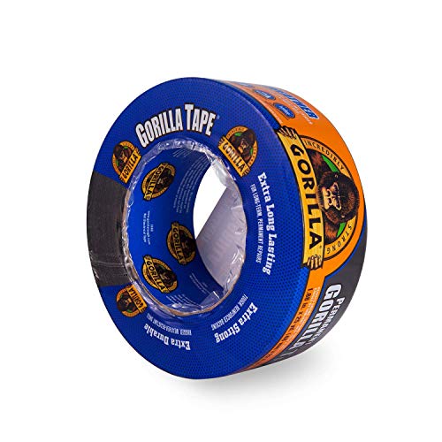 Gorilla All Weather Duct Tape, Black, 1.88" x 25 yd - UV and Temperature Resistant Waterproof Tape for Outdoor Repairs (Pack of 4) - size: 4 - Pack