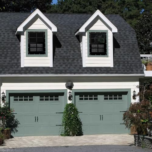 2 Pack Shed Windows, Chicken Coop Windows, 24" x 36" Black - color: Black, size: 24" x 36"