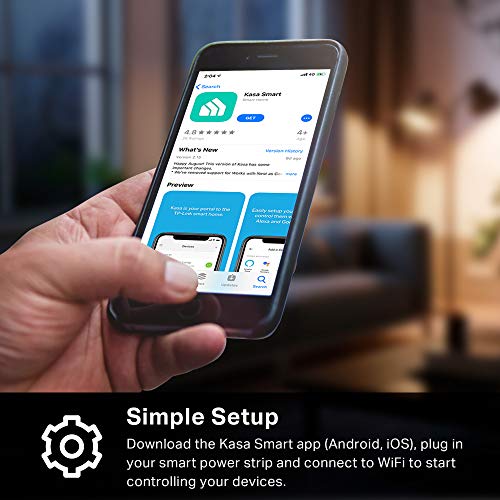Kasa Smart Plug Power Strip, KP303, Smart Outlet, No Hub Required