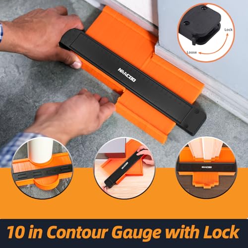 NAACOO Laminate Flooring Tools, 6in1 Pro Floor Install Kit for Vinyl Plank - size: Pro-6 in 1 Flooring Tools