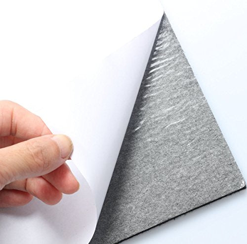 6" X 8" X 1/5" Thick Heavy Duty Felt Sheets - 8 Sheets (Black) - color: Black/8pcs