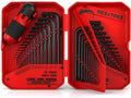 41-Piece Hex Key Allen Wrench Set, L Shape Hex and Torx Key Wrenches with Torque Handle | SAE(0.028"-3/8") | Metric(0.7mm-10mm) | Torx(T9-T50) in 3-Layer Storage Case, Heat Treated Cr-V Steel - style: 41-Piece Set (New Version)