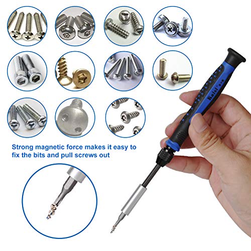 Kaisi 136 in 1 Electronics Repair Tool Kit Professional Precision Screwdriver Set Magnetic Drive Kit with Portable Bag | Professional Electronics Repair Tool Kit for Repair Computer, PC, MacBook, Laptop, Tablet, iPhone, Xbox, Game Console