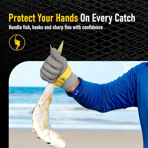 COOLJOB A9 Food Grade Cut Resistant Gloves for Kitchen Chef Butcher, S-XL - size: Large