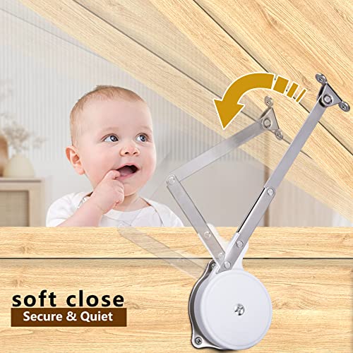 HBL'2 Pack | Toys Box Hinges Soft Close, Lid Support Chest Hinges - size: 2 Pack