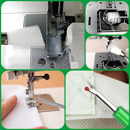 ATROPOS 19 Pcs Sewing Machine Cleaning Kit, Repair Tools with Storage Bag for Sewing Machine Maintenance