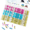 TICONN 500 Pcs Heat Shrink Wire Connectors, Marine Crimp Ring Terminal Kit - style: 500PCS Combo