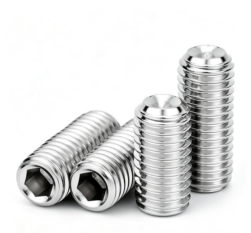 M2.5x4mm Set Screws,50Pcs Allen Head Screws with Hex Wrench - size: M2.5-0.45x4mm(50Pcs)