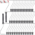 Leumoi 48 Pcs 4 Inch Mini Paint Roller Frame Threaded Grip Handle, Grey - color: Gray