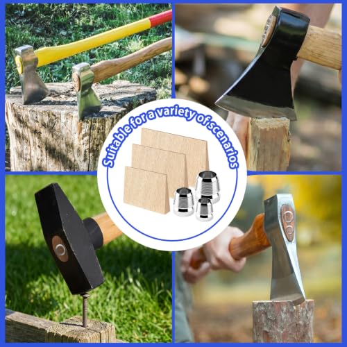 36 Pcs Hammer Handle Wedges Kit,Wood & Metal Wedges for Carpenter