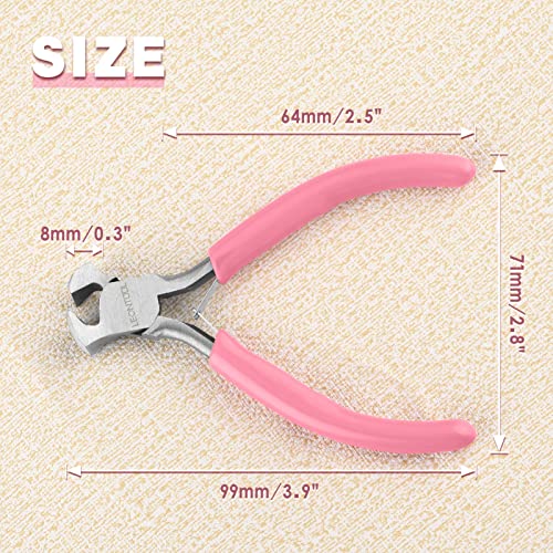 4-Inch End Cutting Pliers - Mini Jewelry Pliers Wire Cutter for Jewelry Making - End Snips Nail Puller - style: End Cutting Pliers