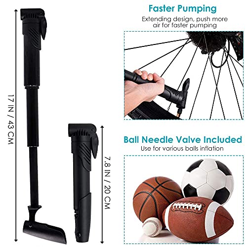 WOTOW Bike Tyre Repair Kits, Waterproof Bicycle Saddle Bag & 120 Psi Mini Pump & Multifunctional Bike Tyre Lever & Self Adhesive Patch Portable Repair Cycling Tool Set for Riding Mountain BMX