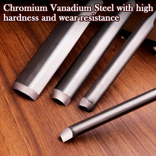 4-Piece Wood Chisel Set, 8mm 12mm 18mm 25mm