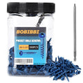 Pocket Hole Screws #8x1-1/4, Coarse Thread Wood Screws 300Pcs, Washer Head with Square Drive, 150MM Drive Bit Included - color: Blue, size: #8x1-1/4‘’